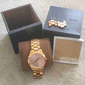 Michael Kors Rose Gold Watch